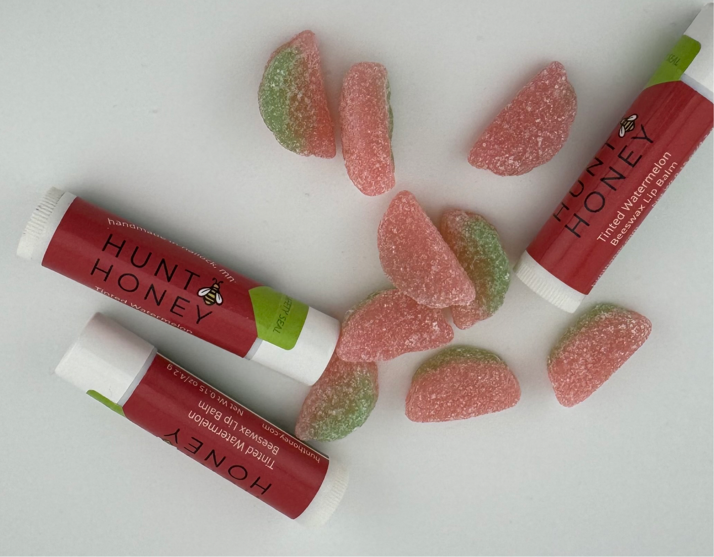 Beeswax Lip Balm- Tinted Watermelon