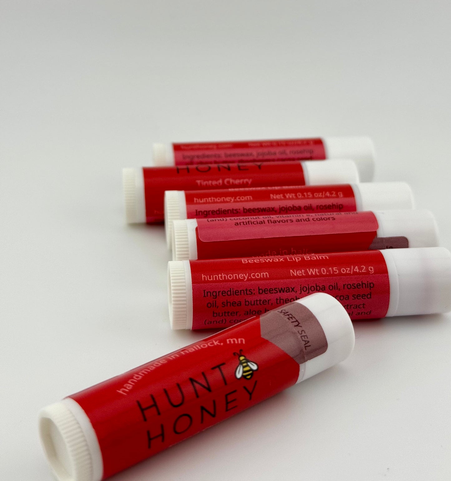 Beeswax Lip Balm- Tinted Cherry